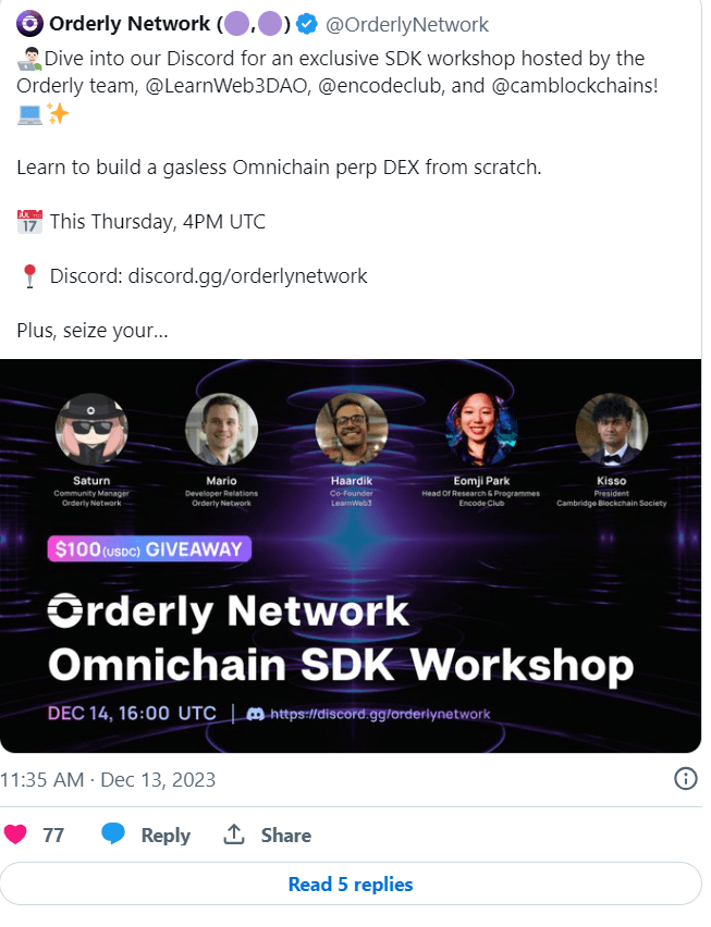orderly omnichian sdk workshop